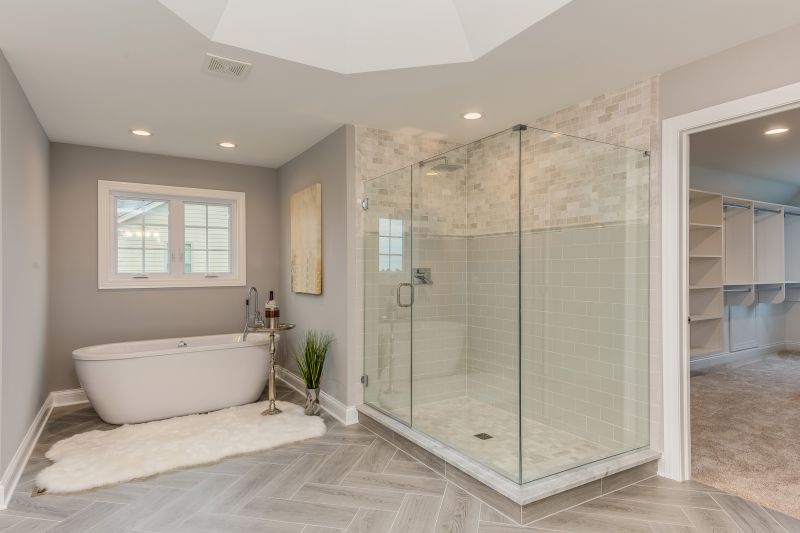Contemporary Walk-in Showers
