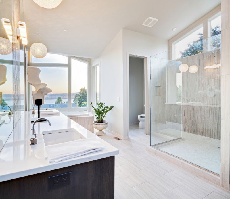 Open Concept Bathroom Layouts